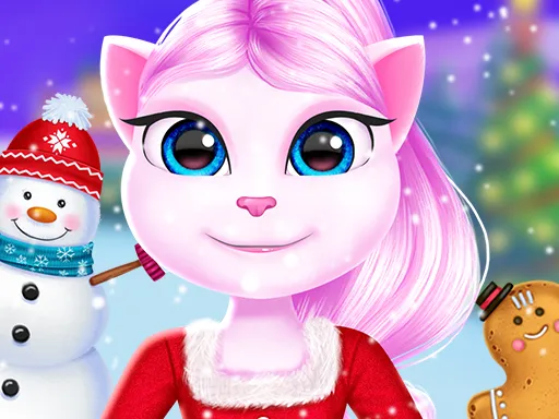 Cat Girl Christmas Decor Game Cover